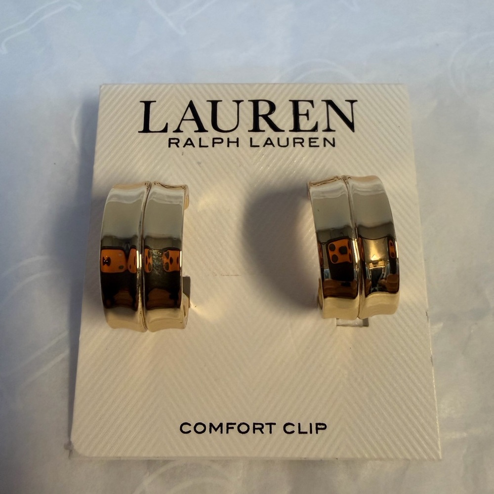 Lauren Ralph Lauren Gold-tone Comfort Clip Earrings